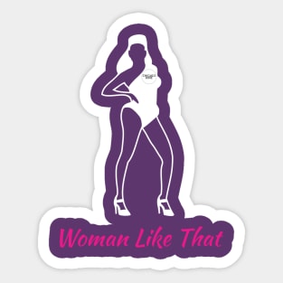 Chicago Dime Woman Like That Sticker